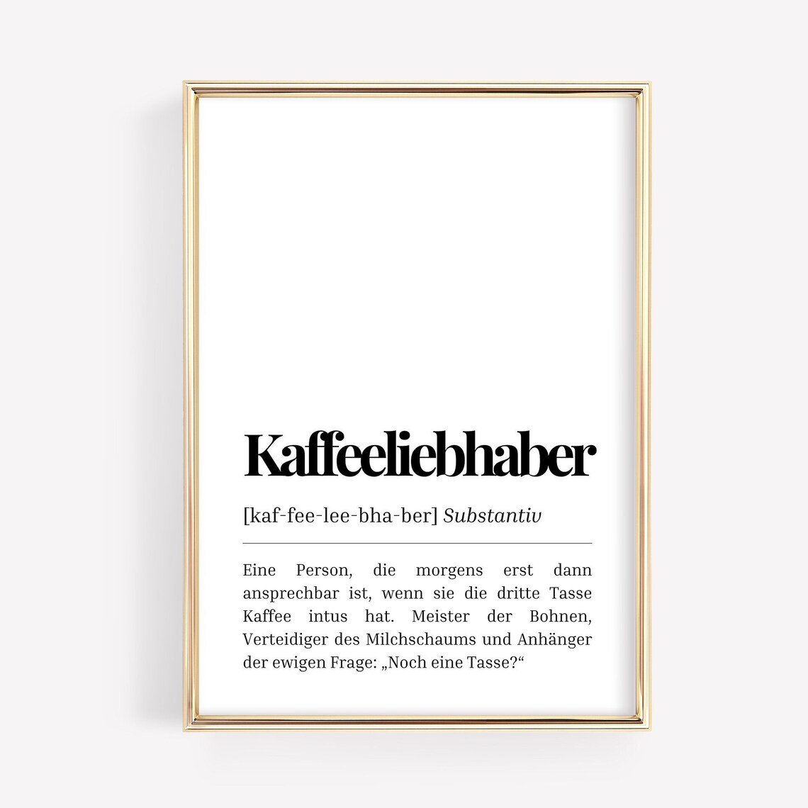 Kaffeeliebhaber Definition, Minimalist Coffee Lover