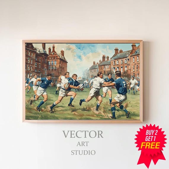 Football Print Football Art Football Posters Sport Art Prints Football Art Prints Football Wall Art Wall Art