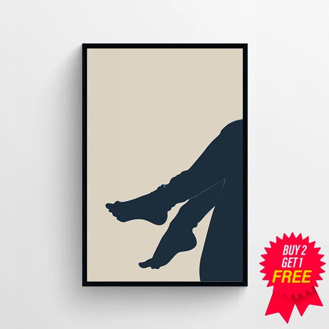 Henri Matisse Nu Blue Woman Body Line Female Art Gift Idea Modern Room Decor Scandinavian Style Minimalist Wall Art - Image 4