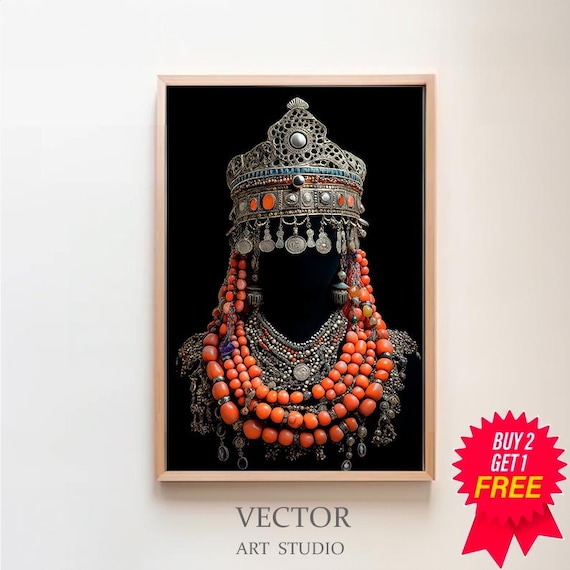 Moroccan Product Berber Decor Morocco Oriental Art African Wall Art Wall Art Prints