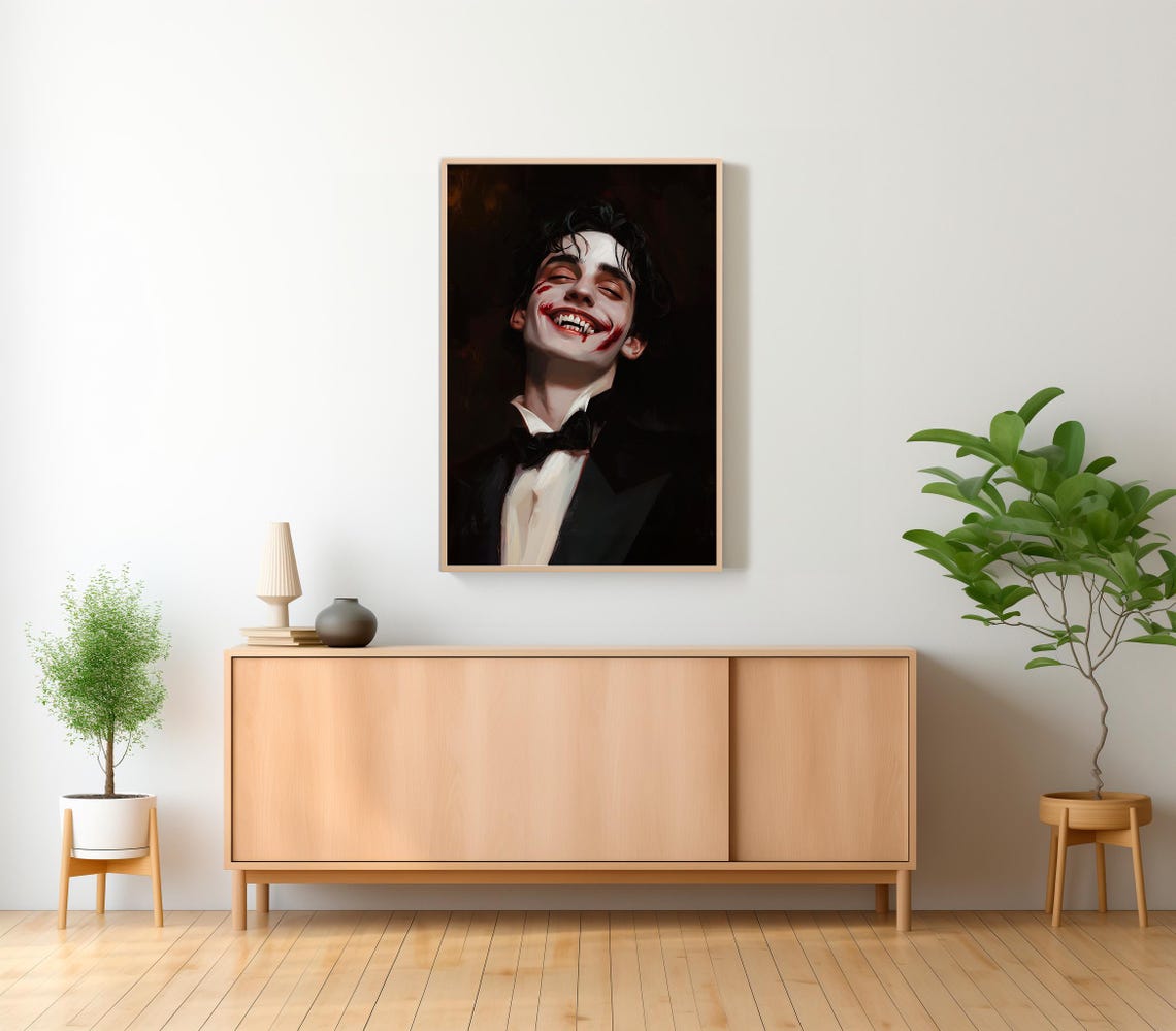 The Vampire Vintage Print Home Decor Dark Academia Dark Art Occult Poster Gothic Home Decor Wiccan Art Witchcraft - Image 2