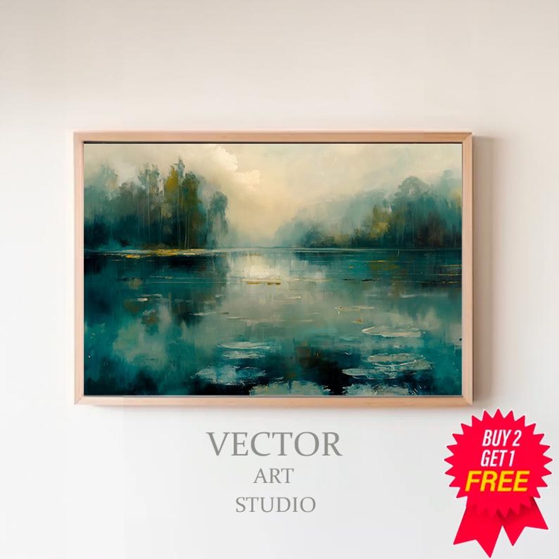 Fall Landscape Print Vintage Autumn Moody Countryside Painting Muted Farmhouse Decor Rustic Fall Wall Rustic Fall Landscape Print