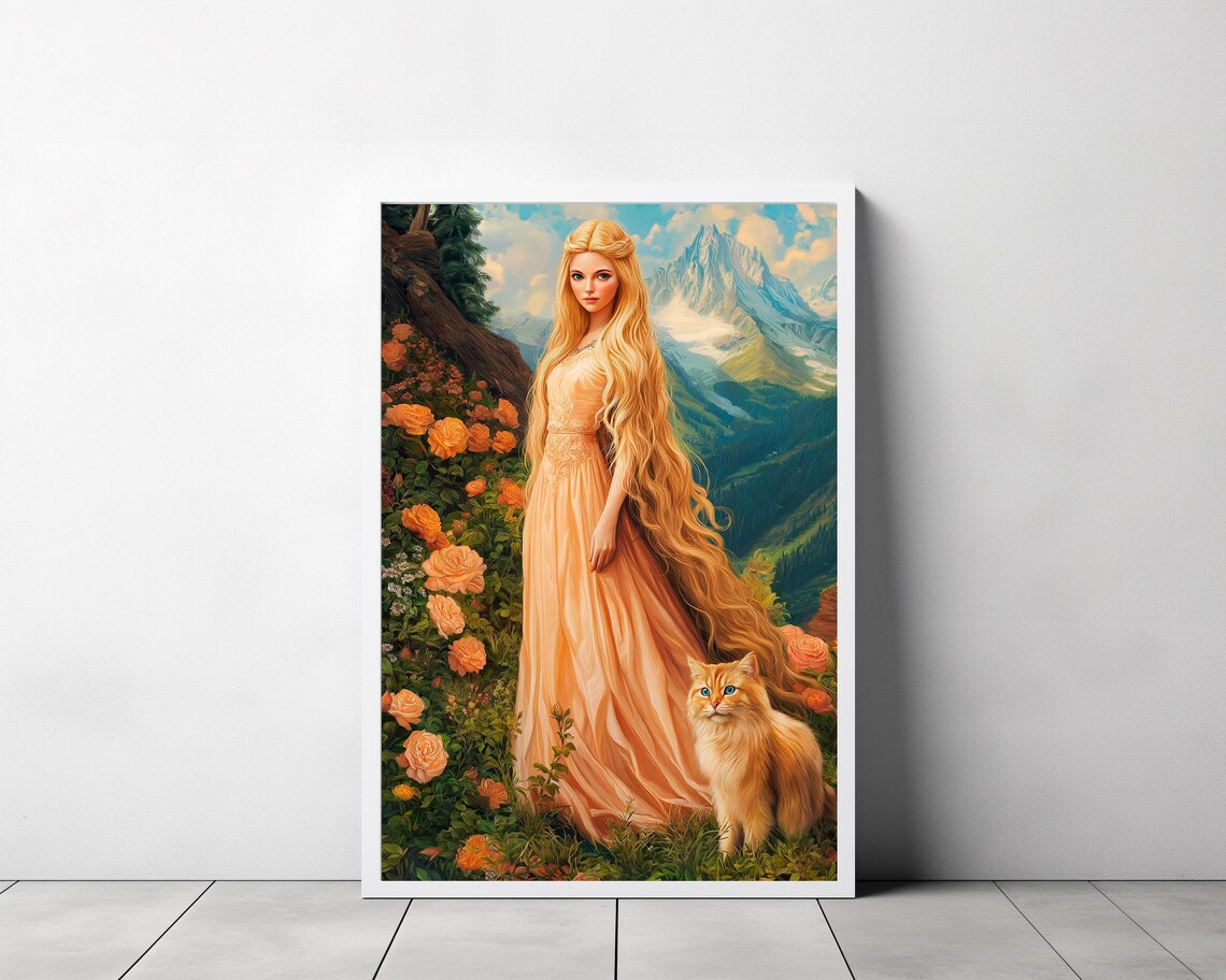 Freyja Art Goddess Of Love Beauty War Fertility Norse Goddess Freyja Painting Freyja Wall Art Instant Witchcraft - Image 3