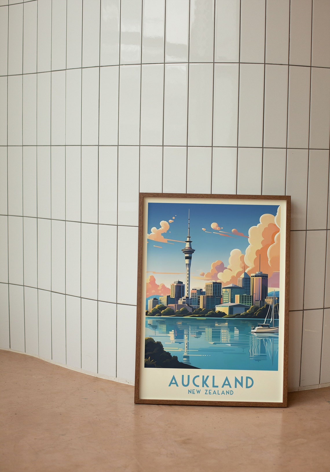 Auckland Travel Print New Zealand Print New Zealand Wall Art Home Decor Wedding Gift Birthday Gift Print Poster Downloads - Image 3