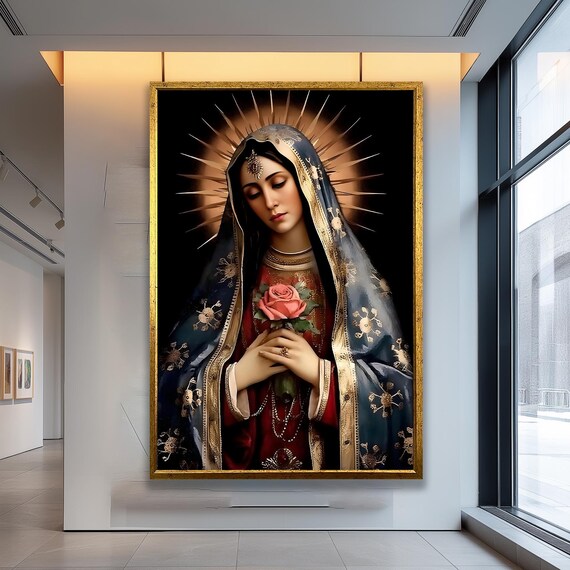 Virgin Mary, Religious Wall Art Print