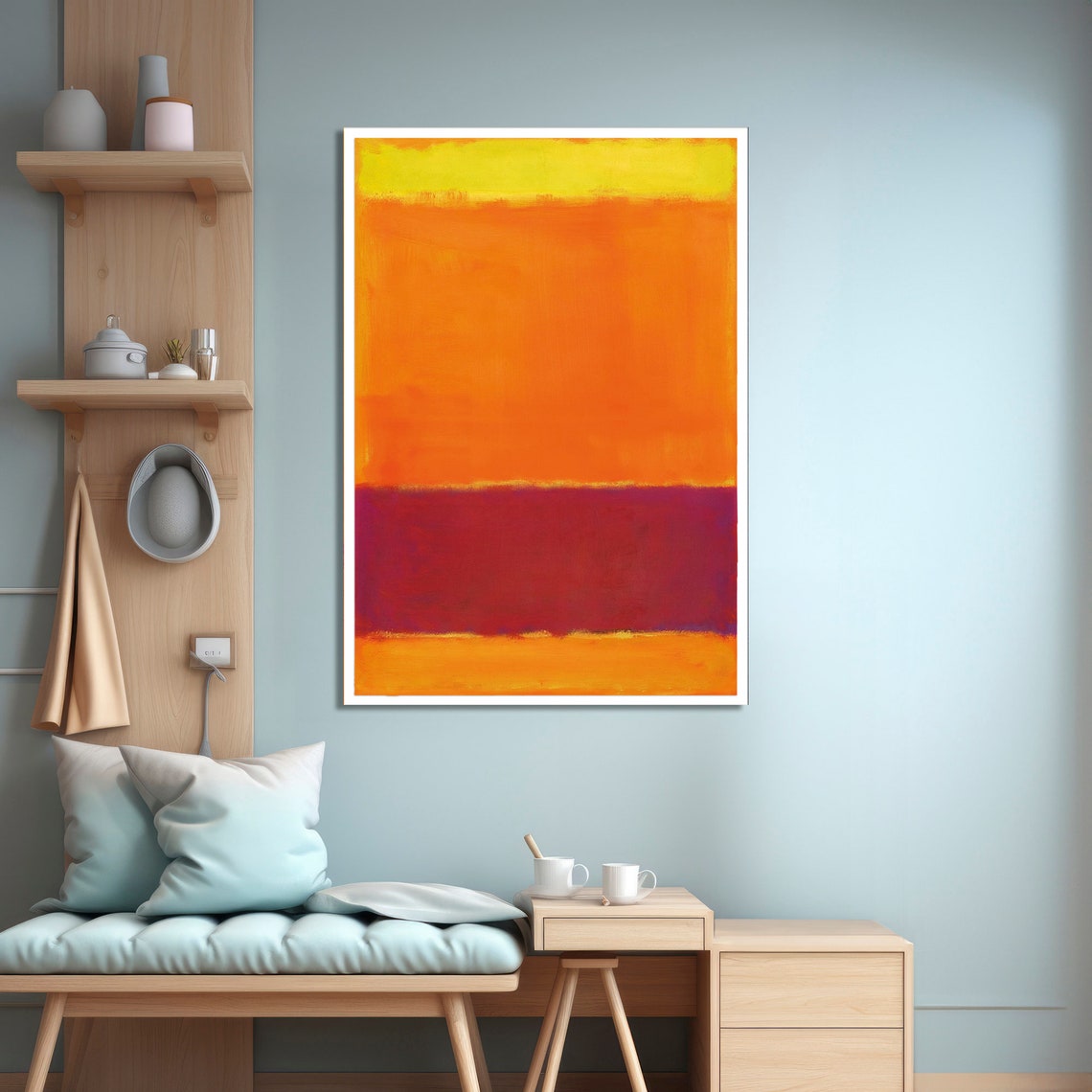 Mark Rothko Style Abstract Art Print - Image 4
