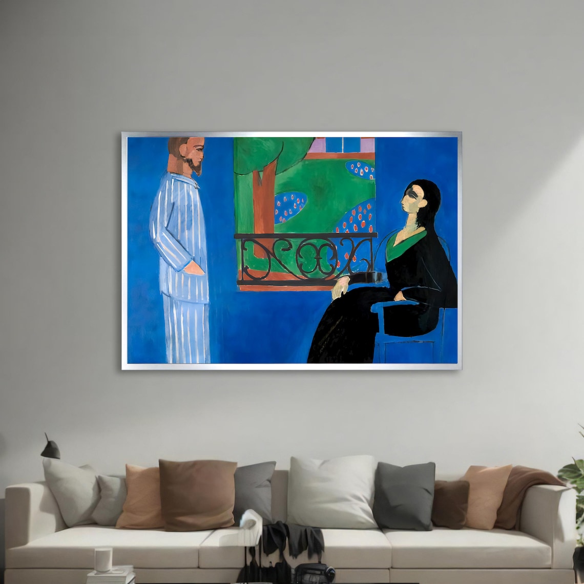 Contemplation By The Window, Matisse Inspired Art Print - Image 2