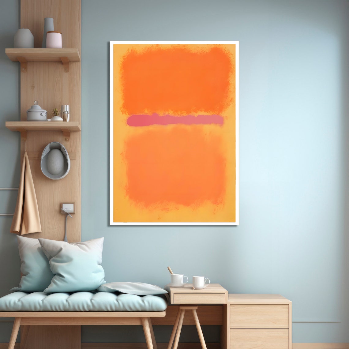 Mark Rothko Style Abstract Art Print - Image 4