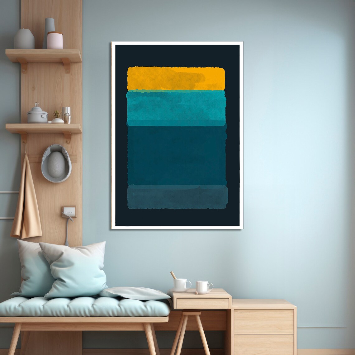Mark Rothko Style Minimalist Abstract Art - Image 4