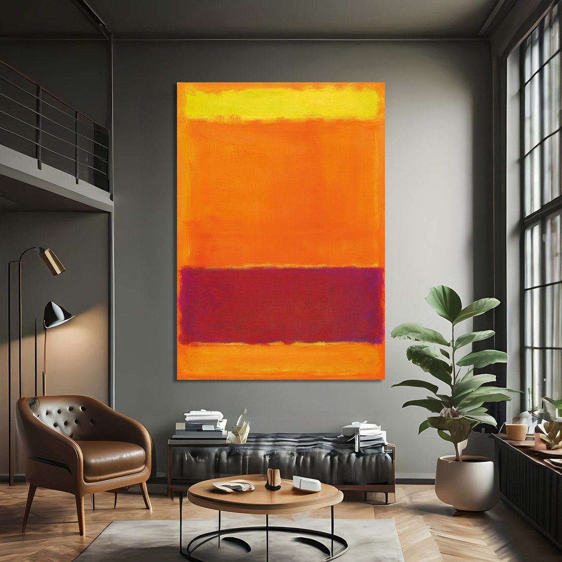 Mark Rothko Style Abstract Art Print - Image 3