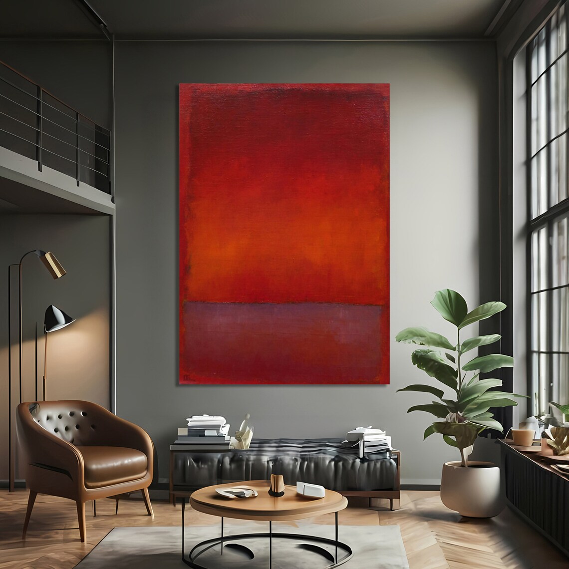 Mark Rothko Style Abstract Art Print, Modern Decor - Image 3