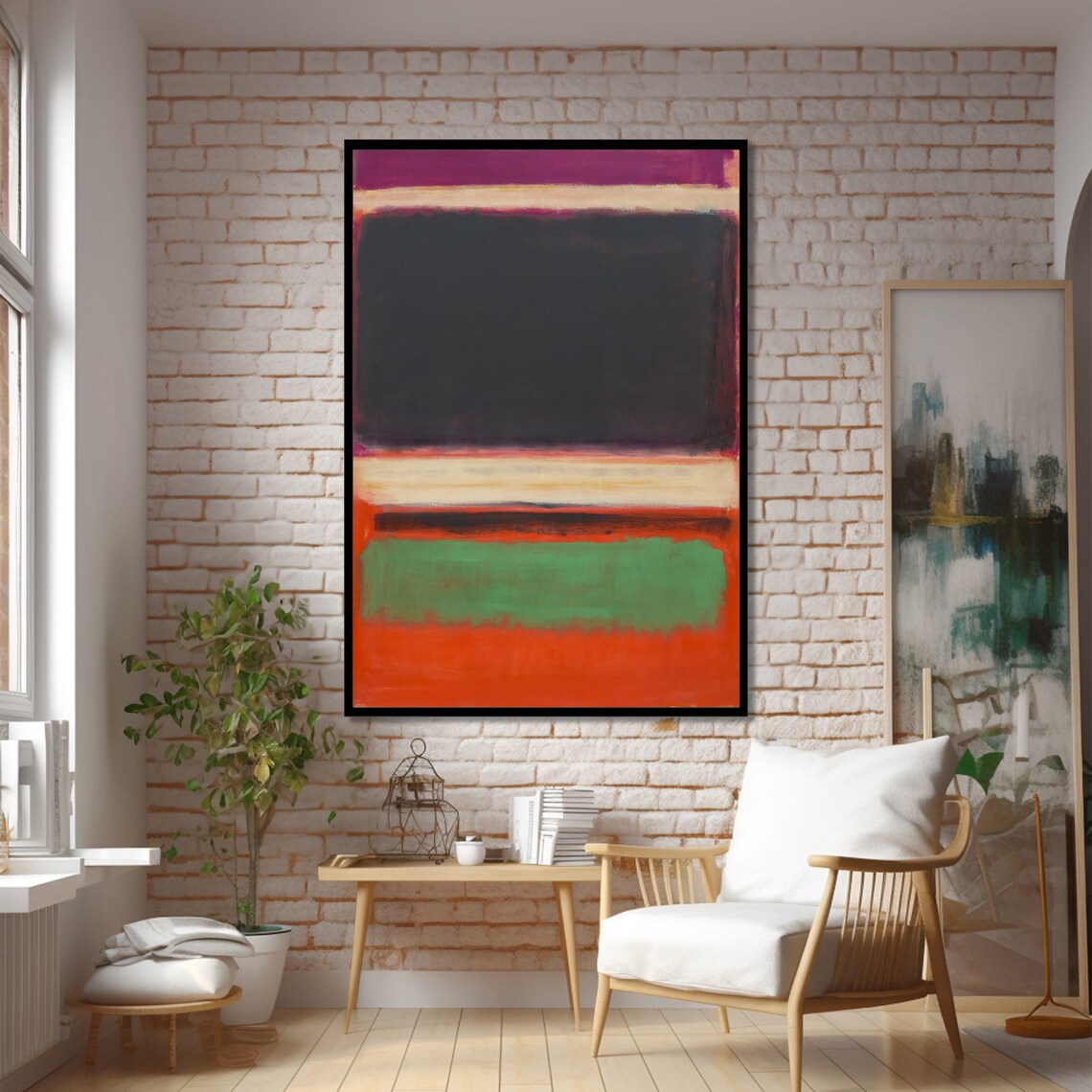 Mark Rothko Style Modern Abstract Art Print - Image 2