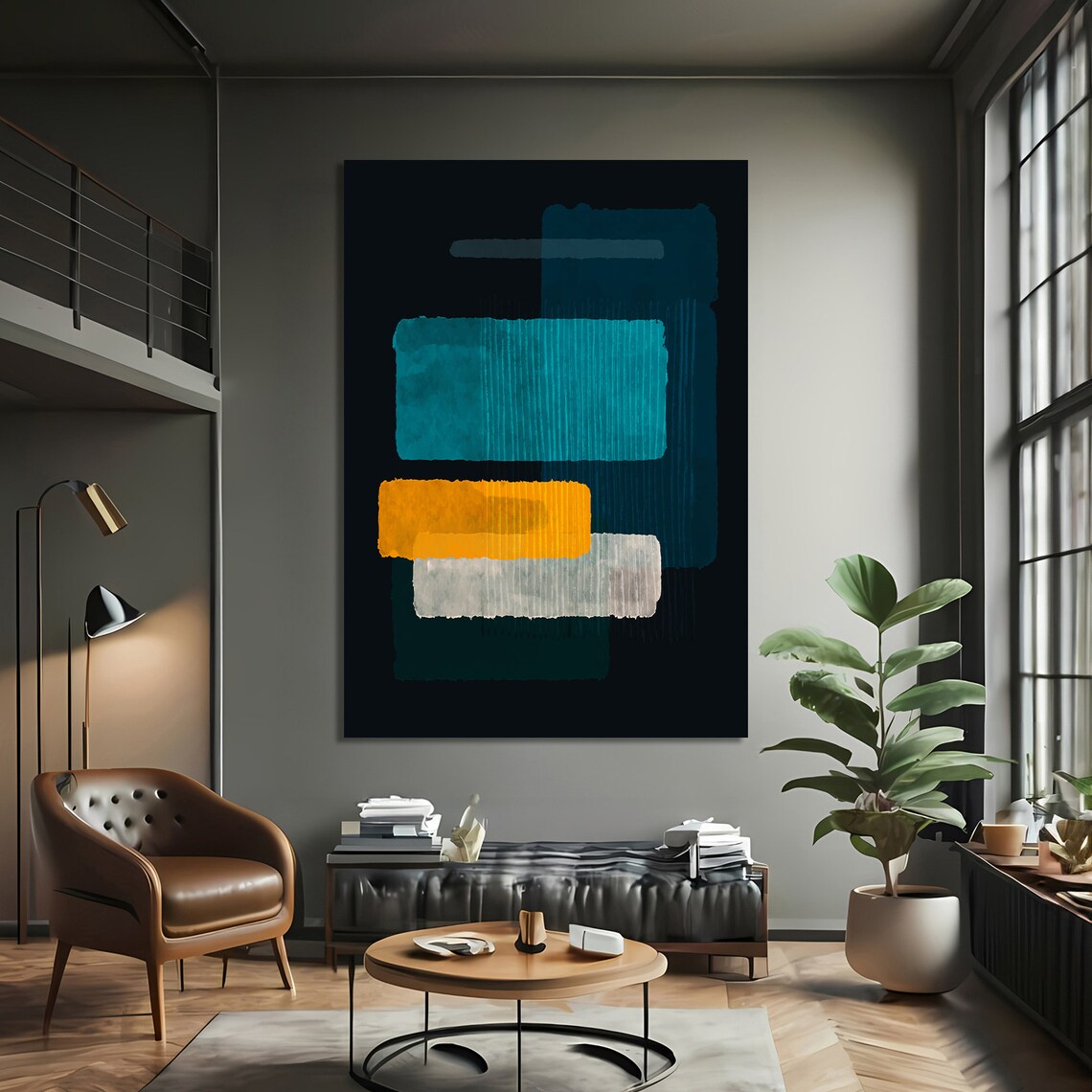 Mark Rothko Style Modern Abstract Art Print - Image 3
