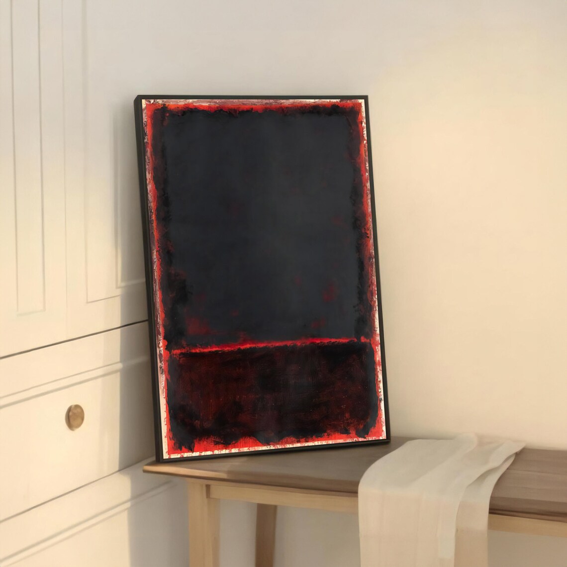 Mark Rothko Style Abstract Art Print, Dramatic Modern Decor - Image 5