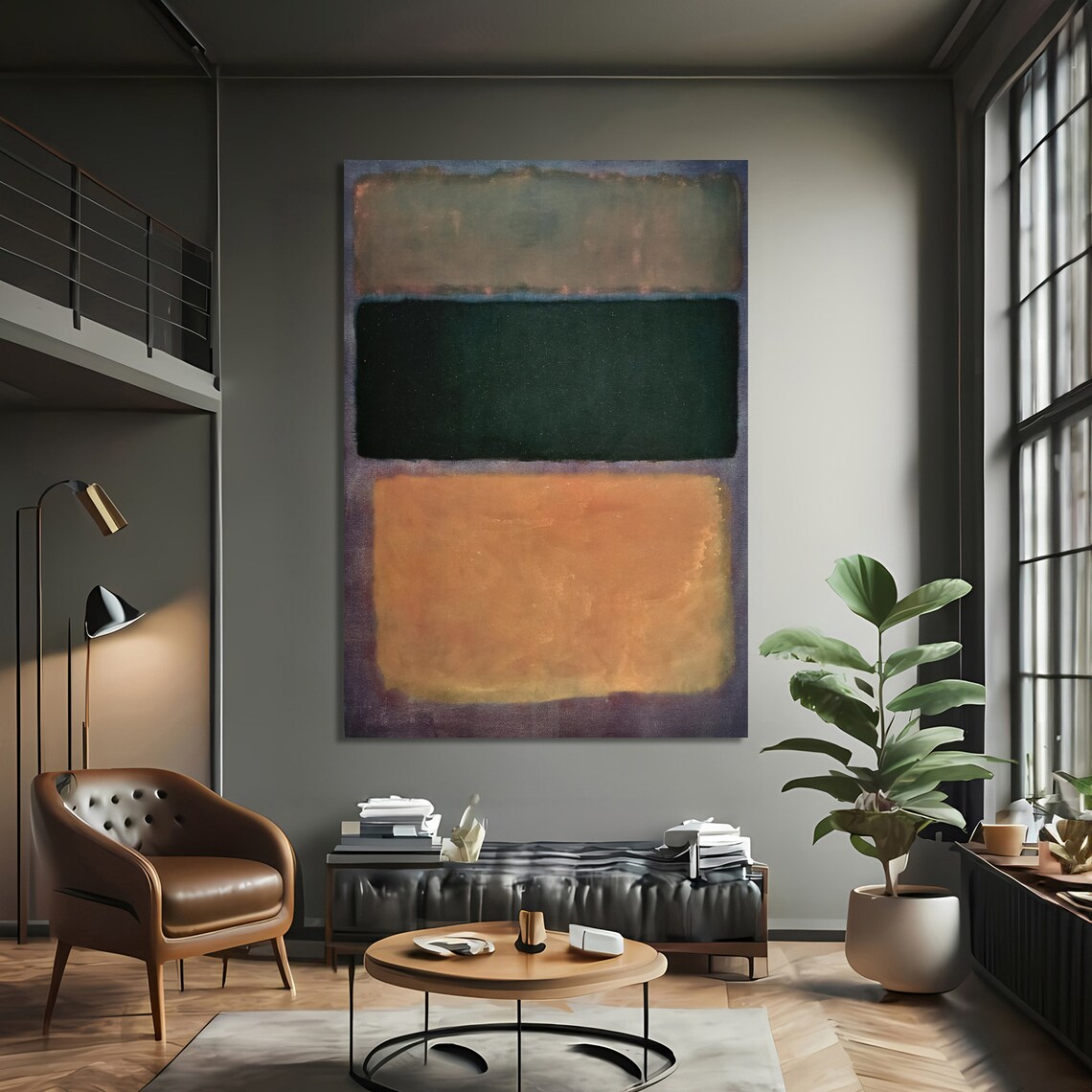 Mark Rothko Style Abstract Art Print, Modern Home Decor - Image 3