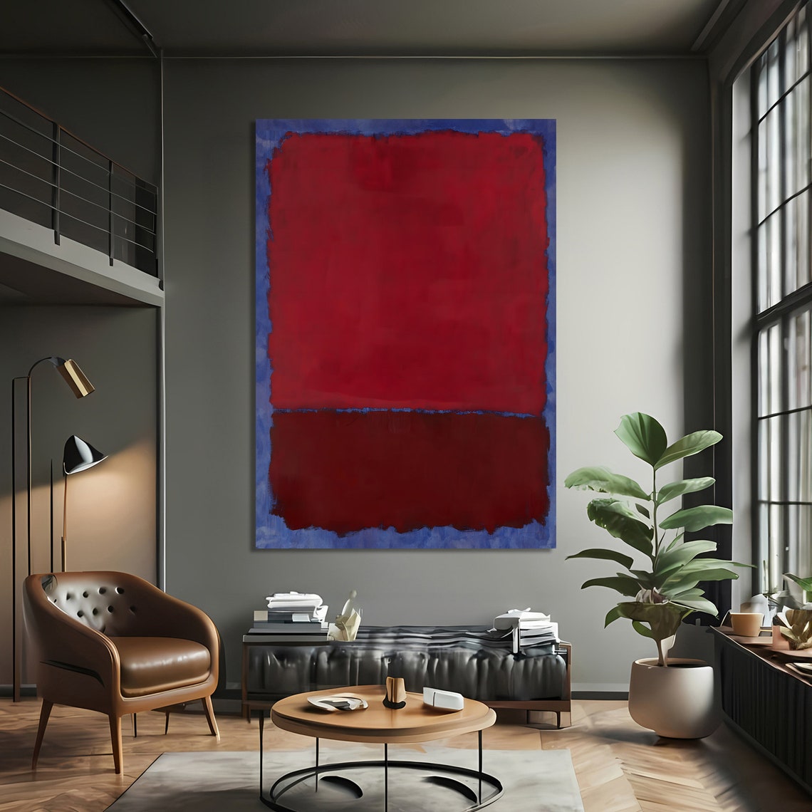 Mark Rothko Style Abstract Art Print - Image 3