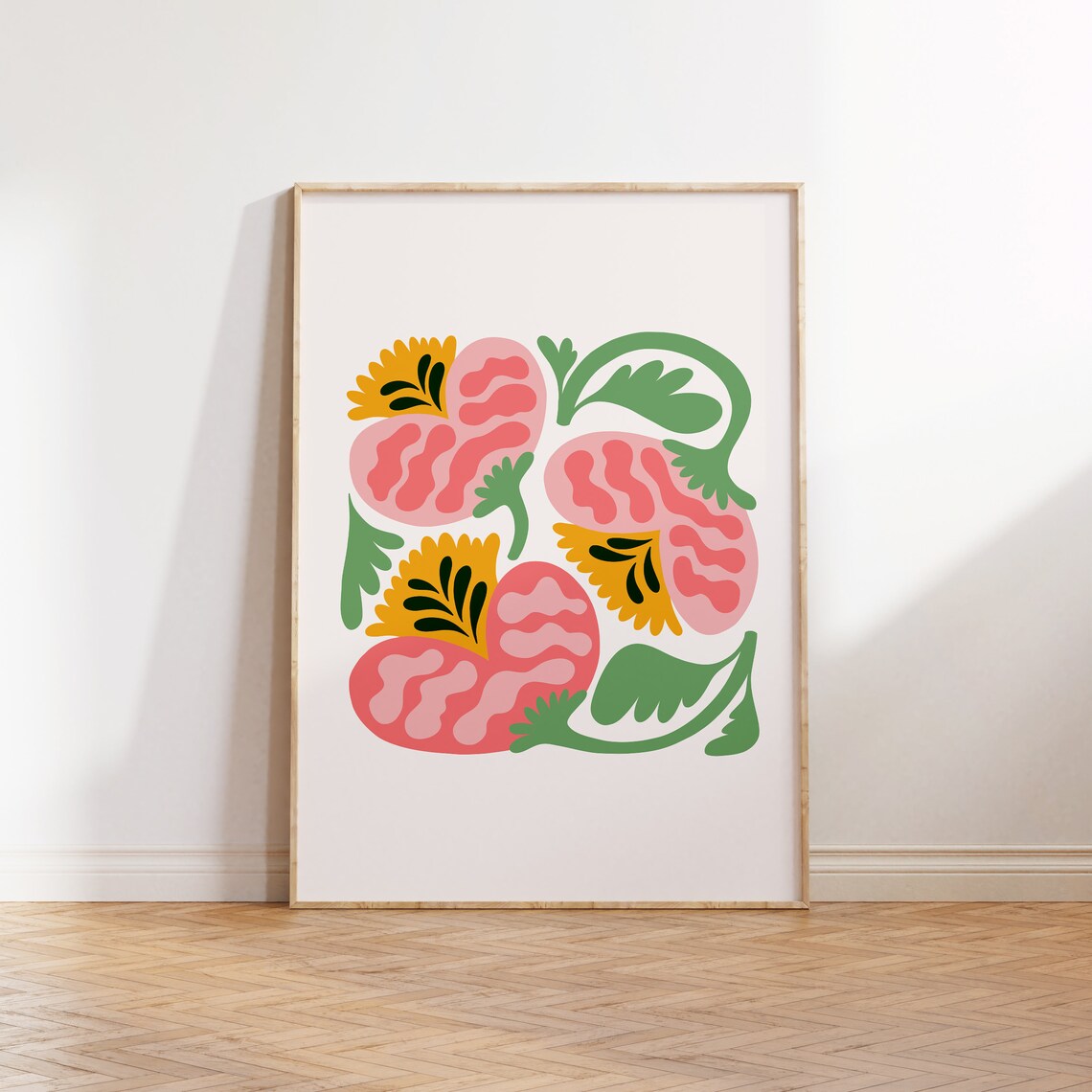 Jungle Flora Tropical Botanical Wall Decor Poster