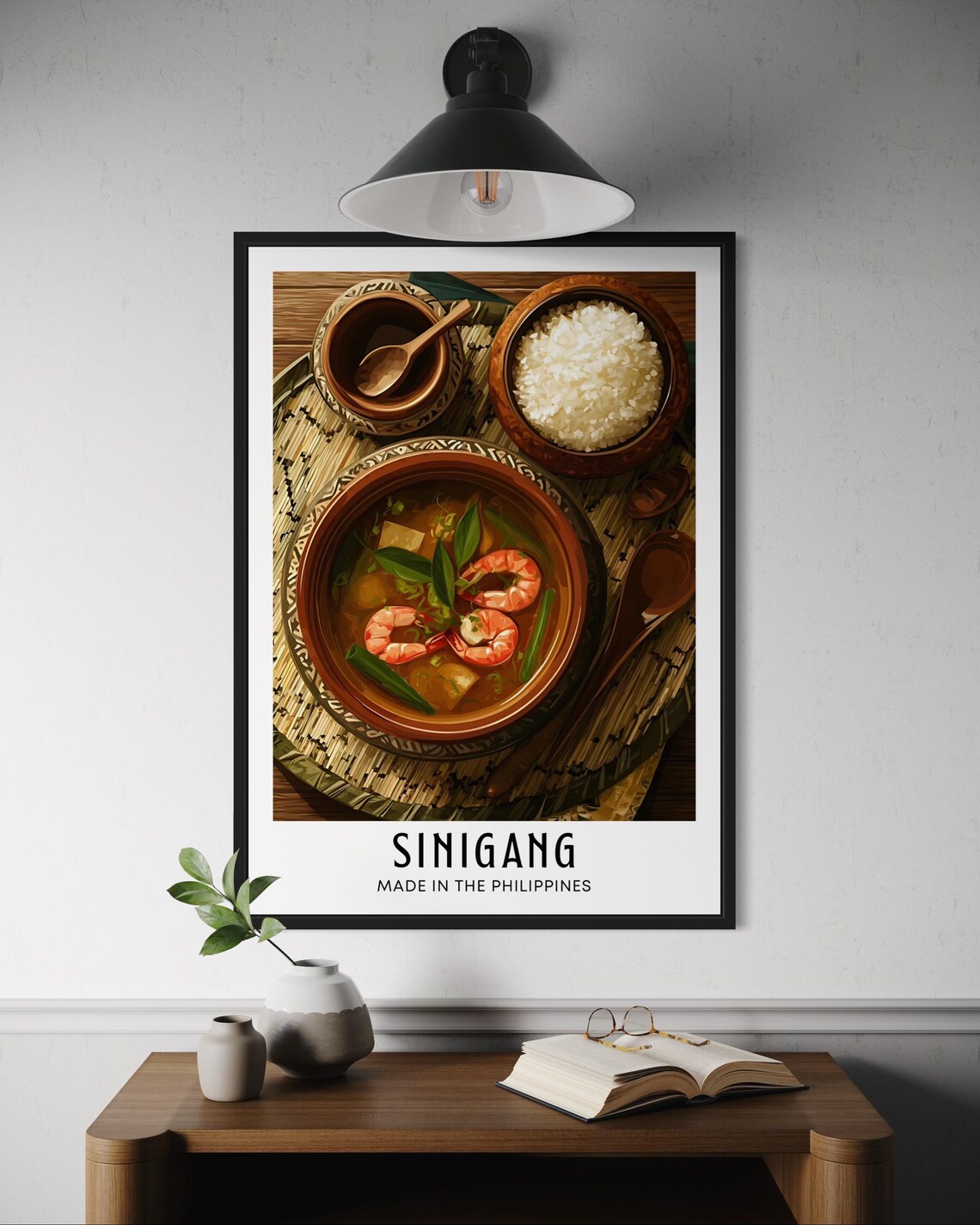 Sinigang Filipino Food Poster, Kitchen Decor