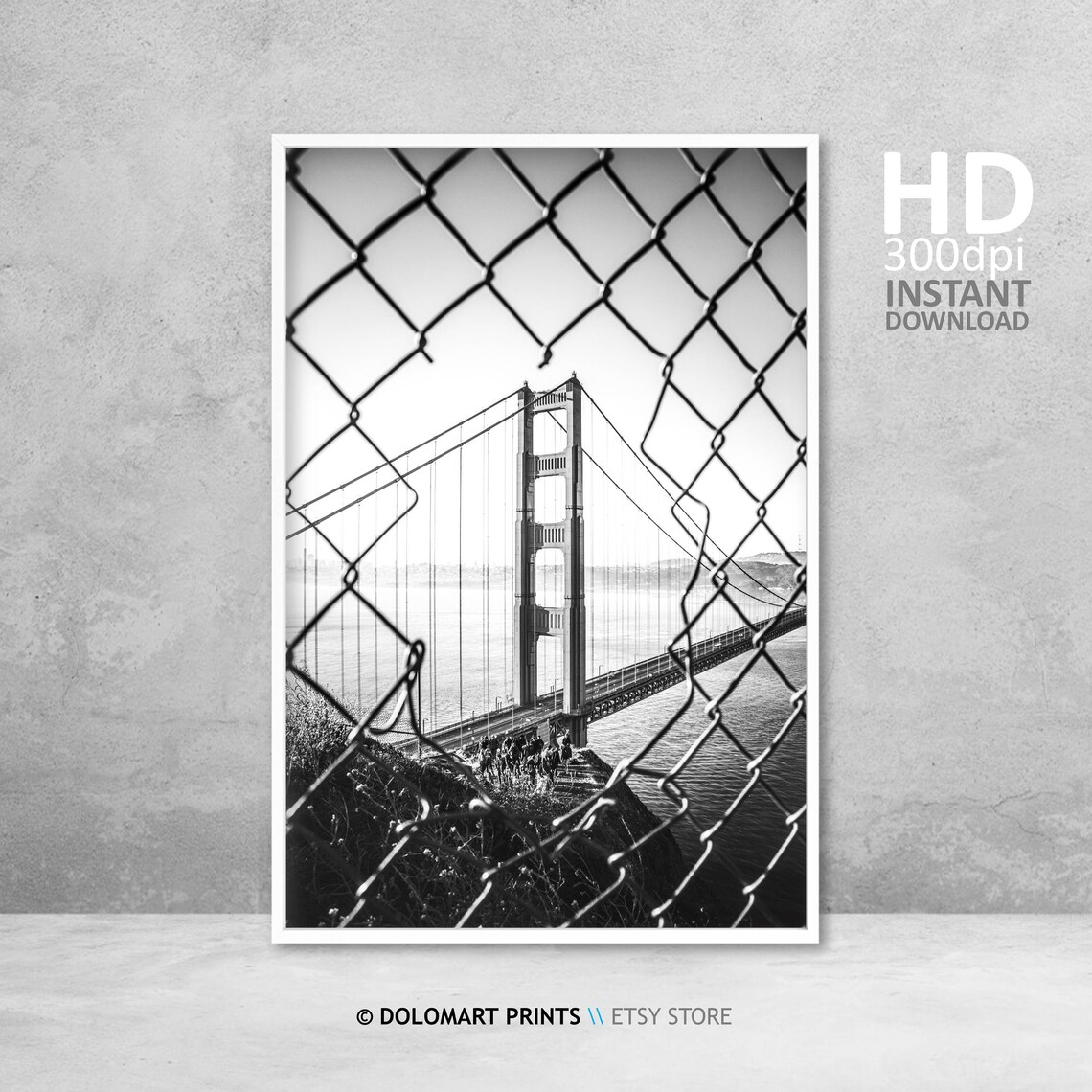 Golden Gate Bridge San Francisco Architecture Art Print