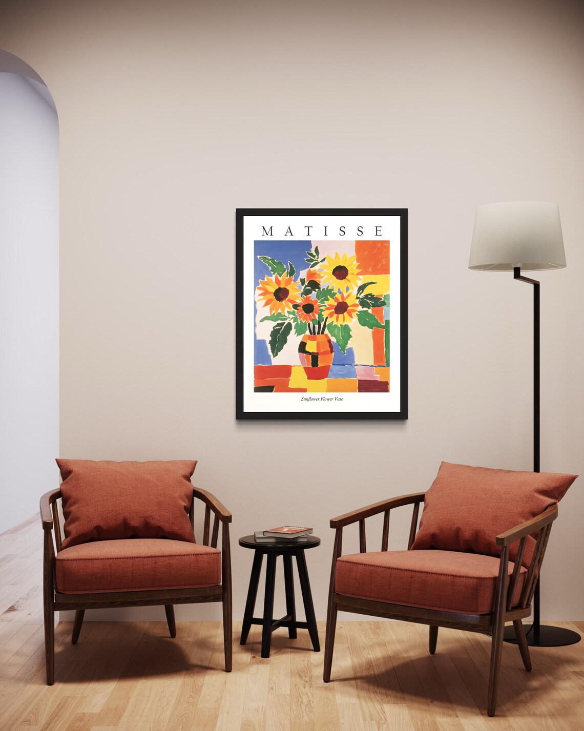 Matisse Style Sunflower Flower Vase Sunny Fauvist Still Life Poster - Image 2