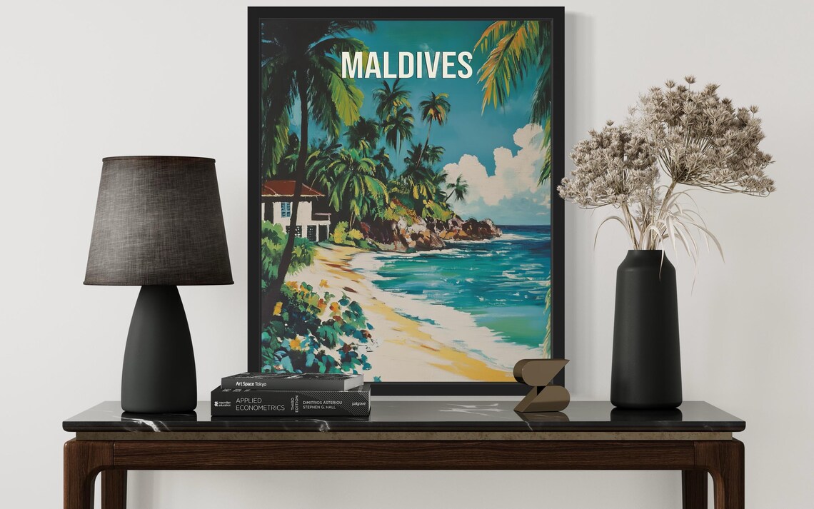 Maldives Europe Scenery, Travel Poster - Image 3