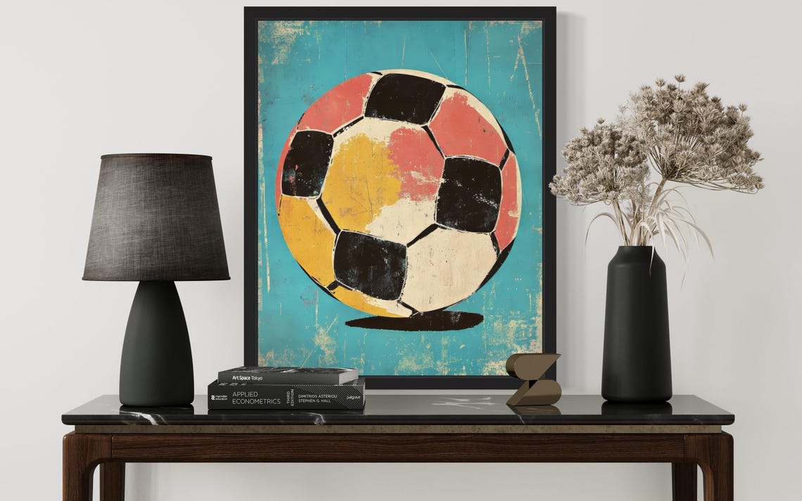 Soccer Pop Ball Poster Print - Image 3