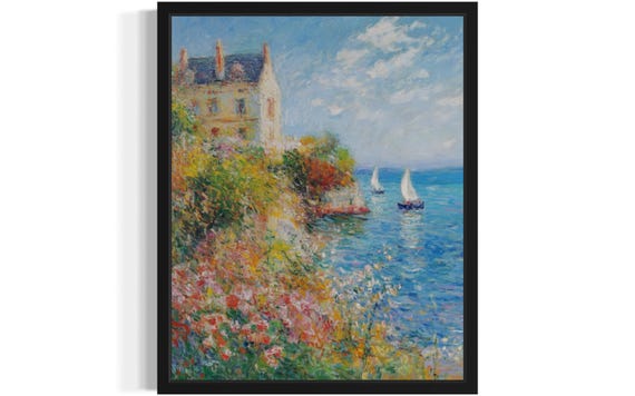 Belgium Countries Monet Art Print