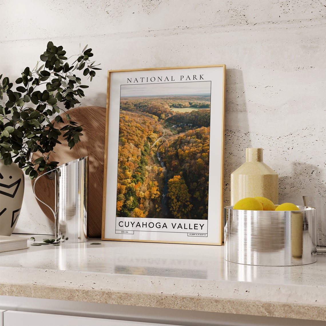 Cuyahoga Valley National Park Travel Print Cuyahoga Ohio Print Cuyahoga National Park Cuyahoga National Park Poster Cuyahoga Wall Art - Image 2