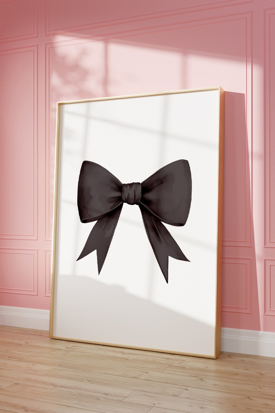Black Bow Print, Preppy Aesthetic Art Print - Image 2