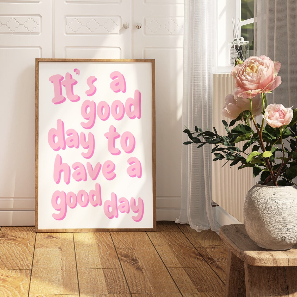 Today Is A Good Day Typography Quote Poster - Image 3