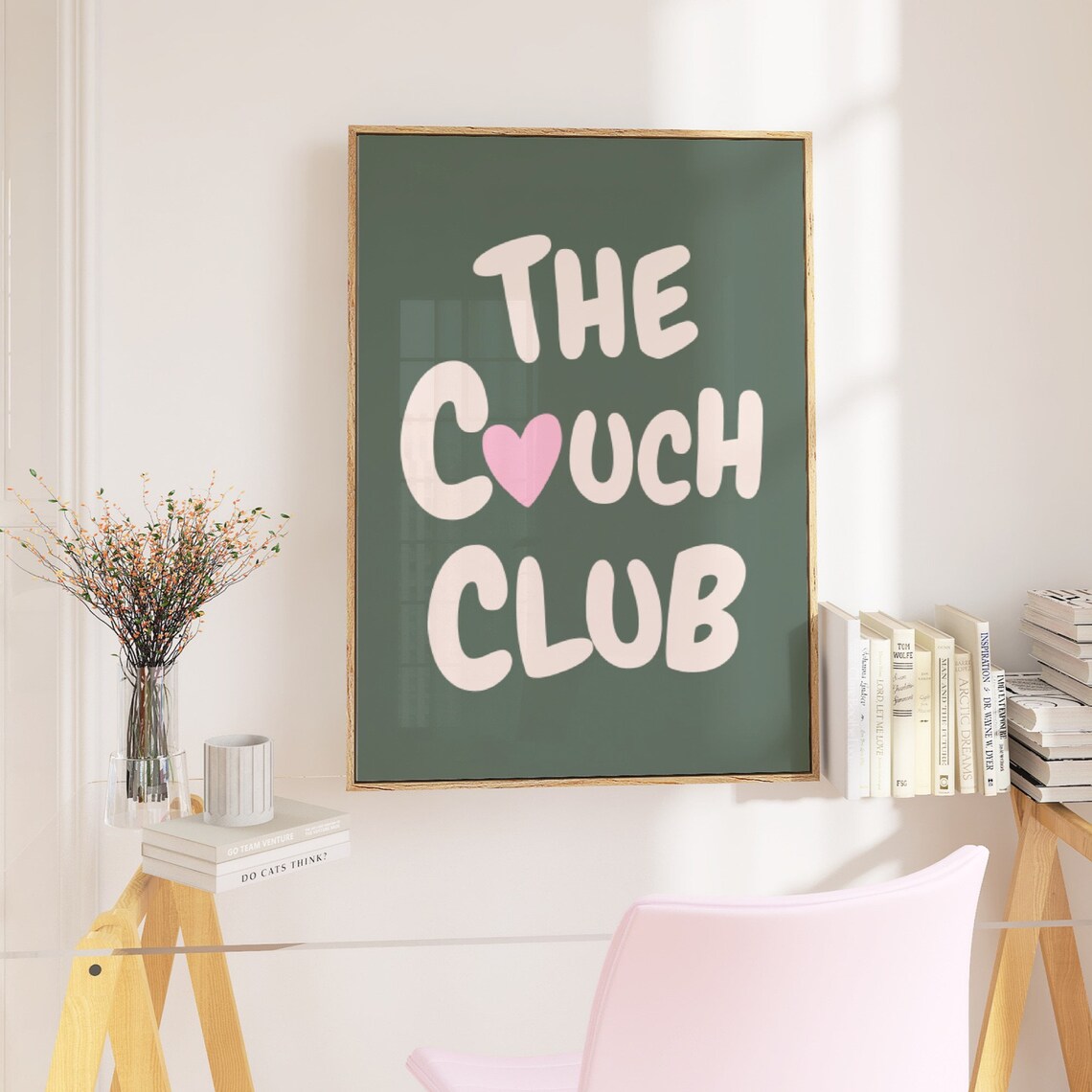 The Couch Club Quote Art, Minimalist Poster - Image 3
