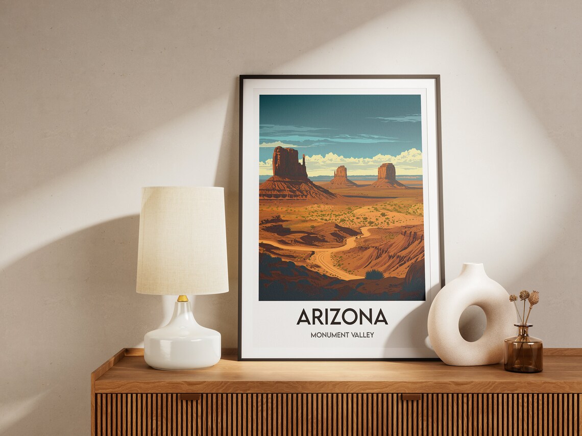 Monument Valley Travel Poster, United States - Image 2