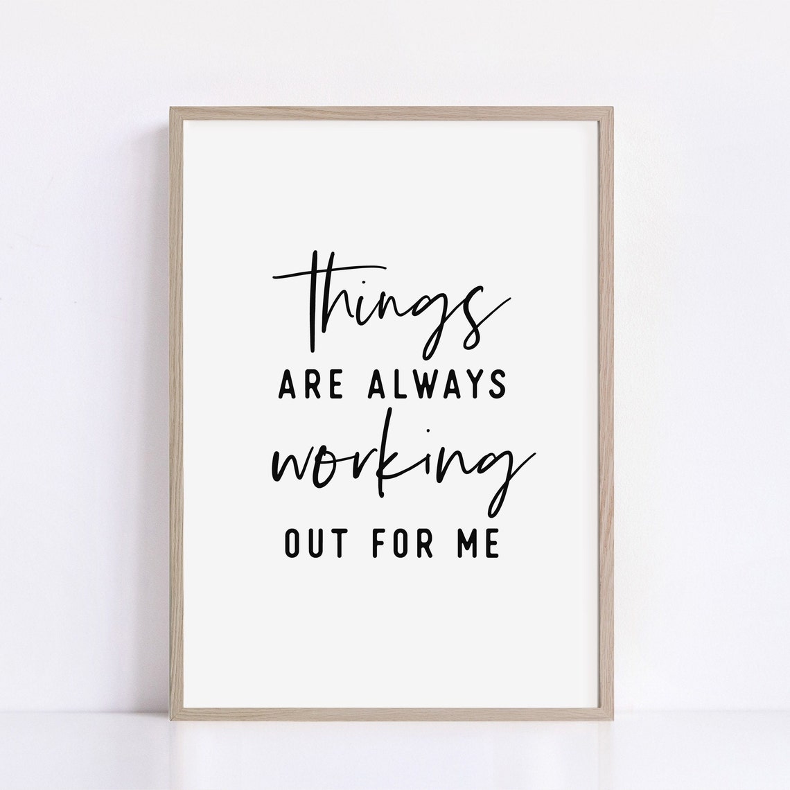 Printable Wall Art Manifestation Wall Art Positive Affirmation Quote Print Poster Inspirational Wall Decor - Image 2