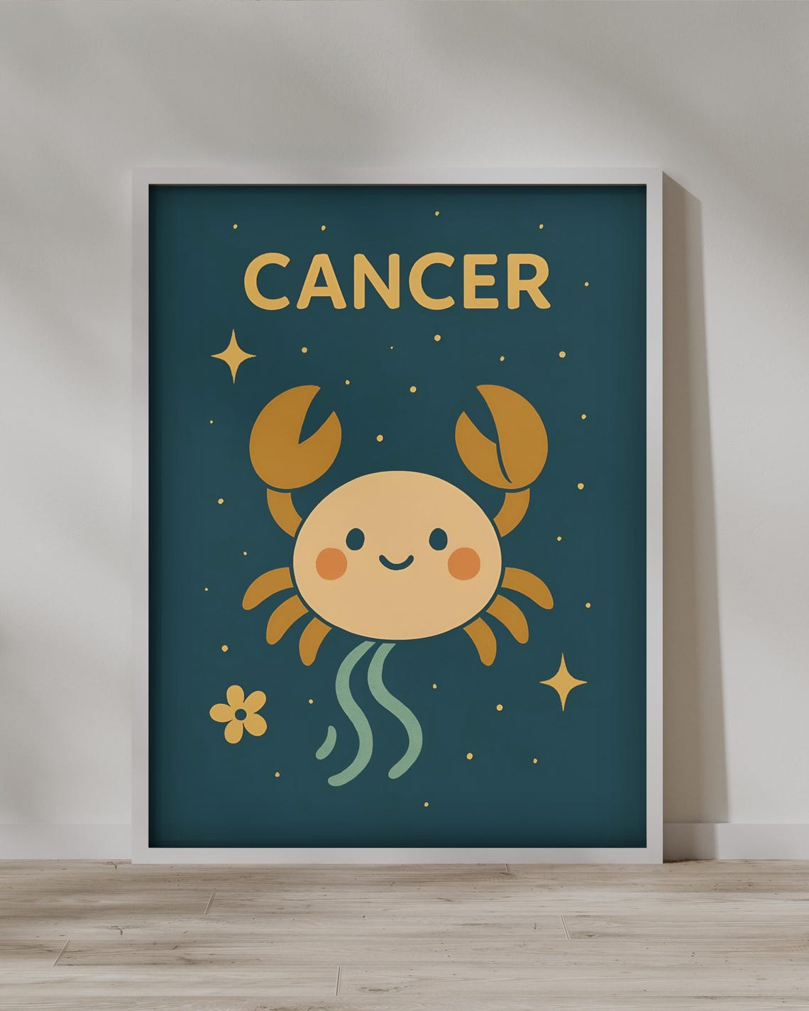Cancer Zodiac Print Instant Poster Home Decor