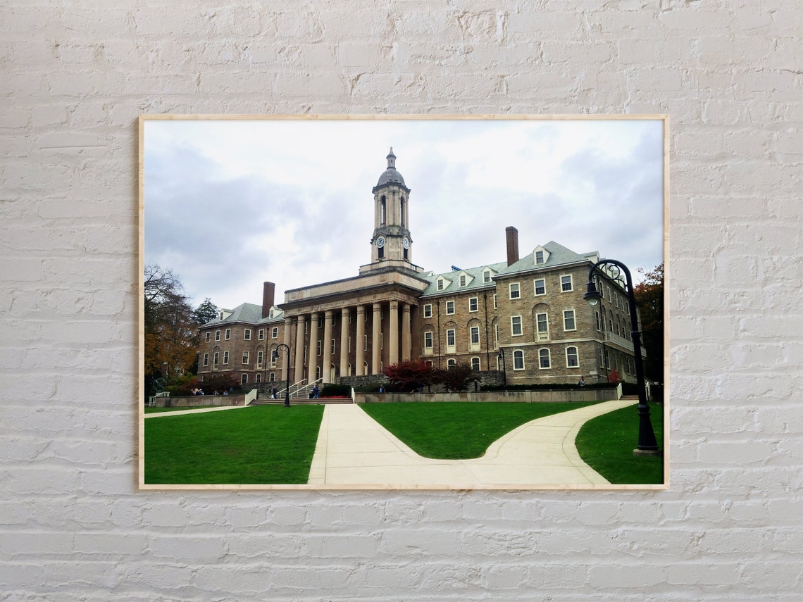 Penn State Old Main State College Pennsylvania Campus Photo Poster
