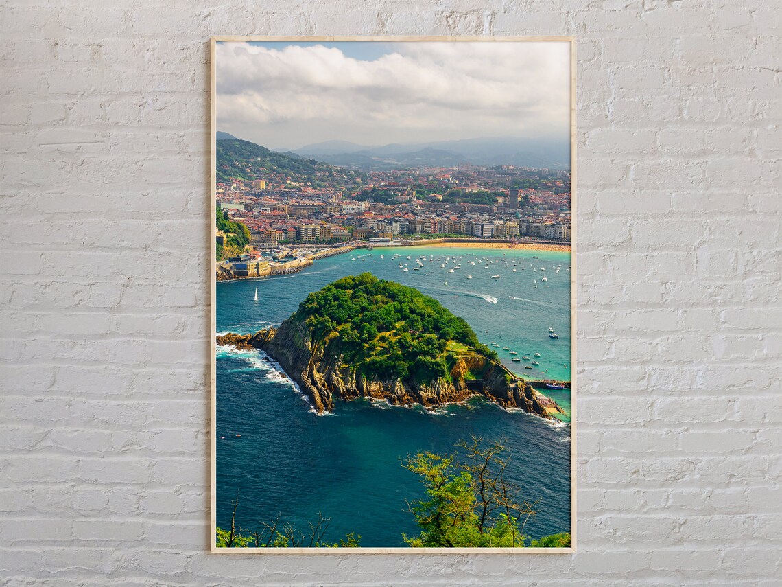 San Sebastian Photo Art Print, Spain Travel Poster