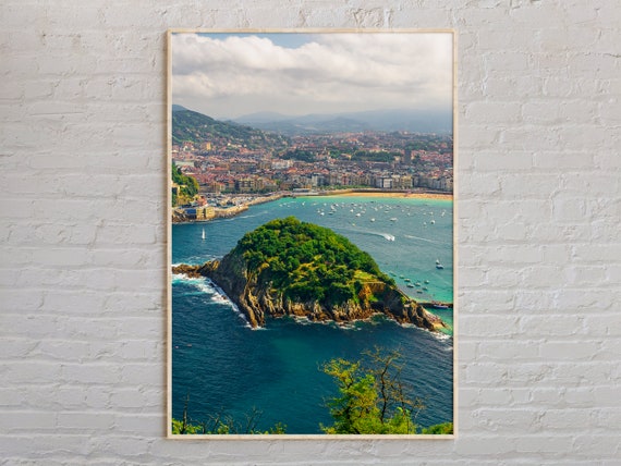 San Sebastian Photo Art Print, Spain Travel Poster
