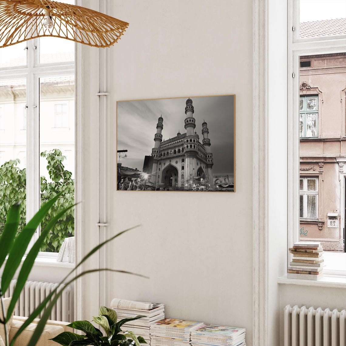 Black And White Hyderabad Print Hyderabad Wall Art Hyderabad Poster Hyderabad Photo Hyderabad Poster Print Hyderabad Decor India - Image 3