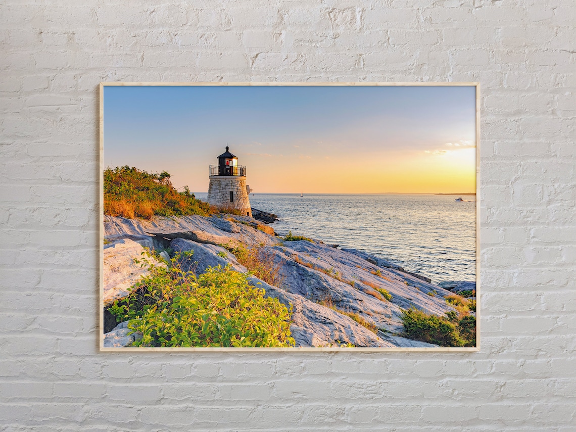 Rhode Island Travel Poster, USA Wall Decor