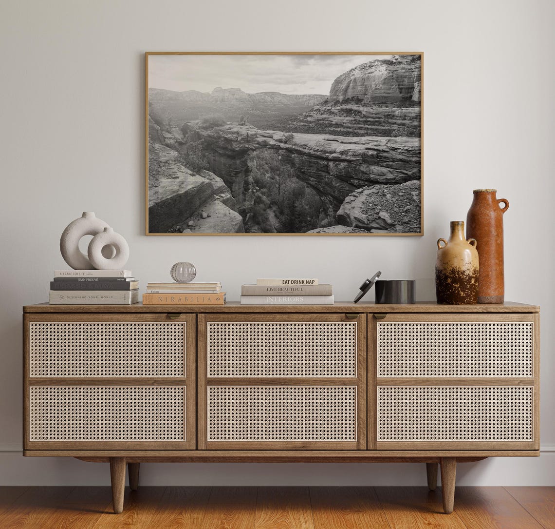 Black And White Sedona Print Sedona Wall Art Sedona Poster Sedona Photo Sedona Poster Print Sedona Wall Decor Sedona Print Usa - Image 3