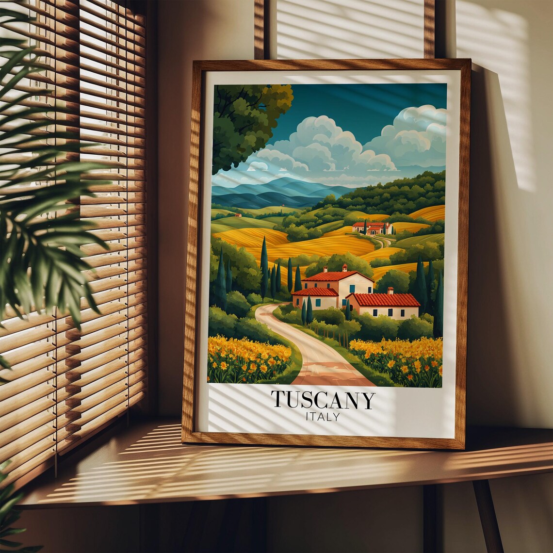 Tuscany Italy Travel Poster, Europe Wall Decor - Image 4