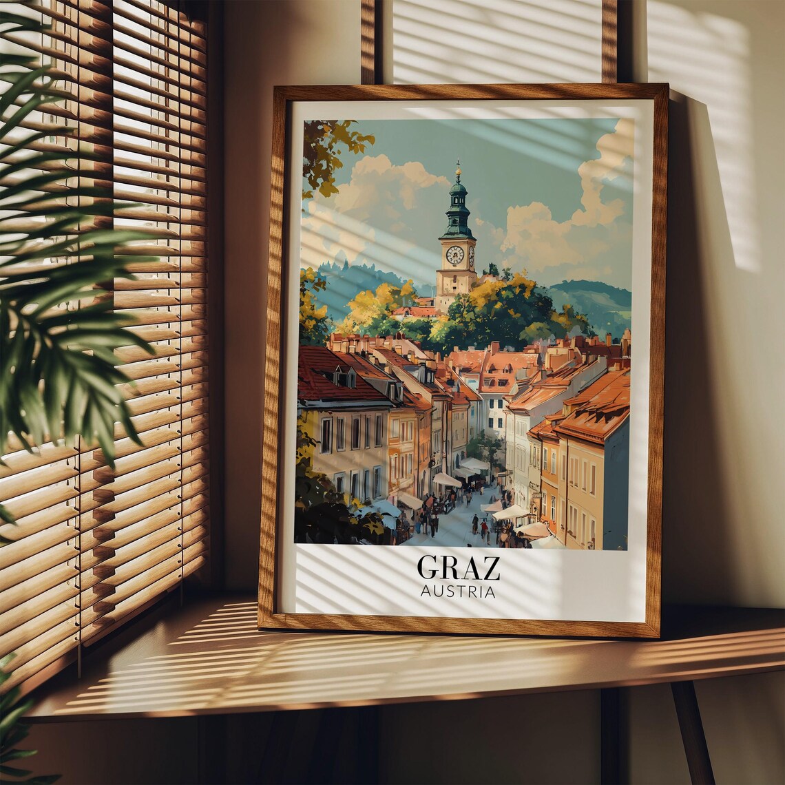 Graz Austria Travel Poster, Wall Hanging Decor - Image 3
