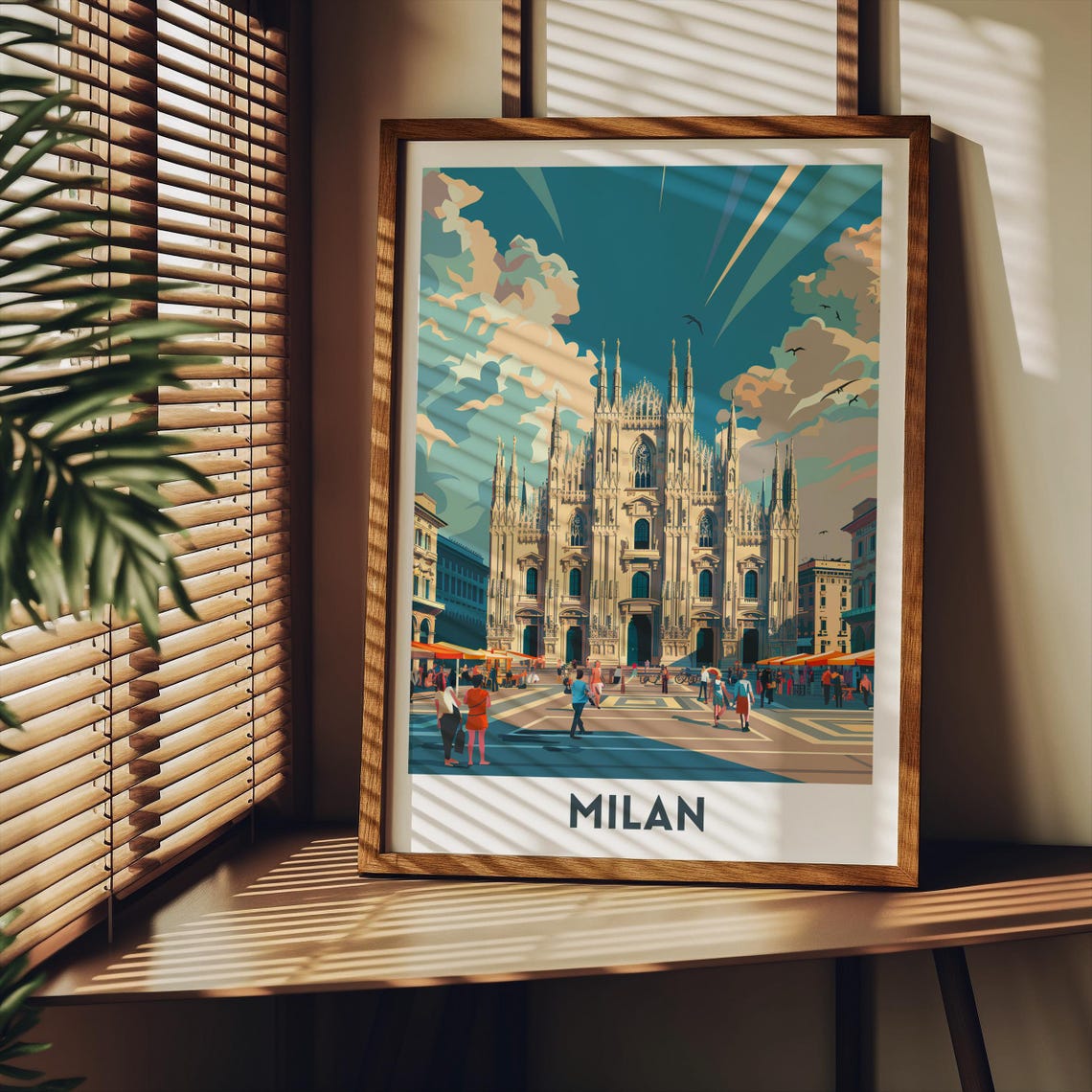 Milan Cathedral Duomo Gothic Architecture Italy Travel Poster - Image 2