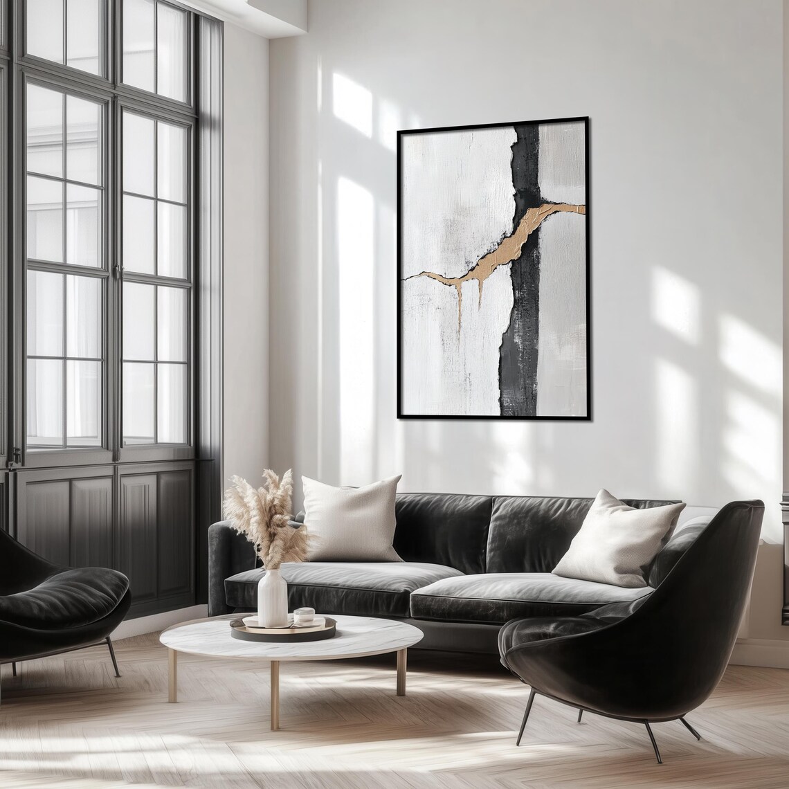 Minimalist Japanese Inspired Wabi Sabi Wall Art - Image 3
