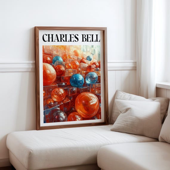 Charles Bell Inspired Photorealism Poster Vintage Gumball Print Colourful Retro Sweetshop Hyper Realistic Candy Machine 1980s