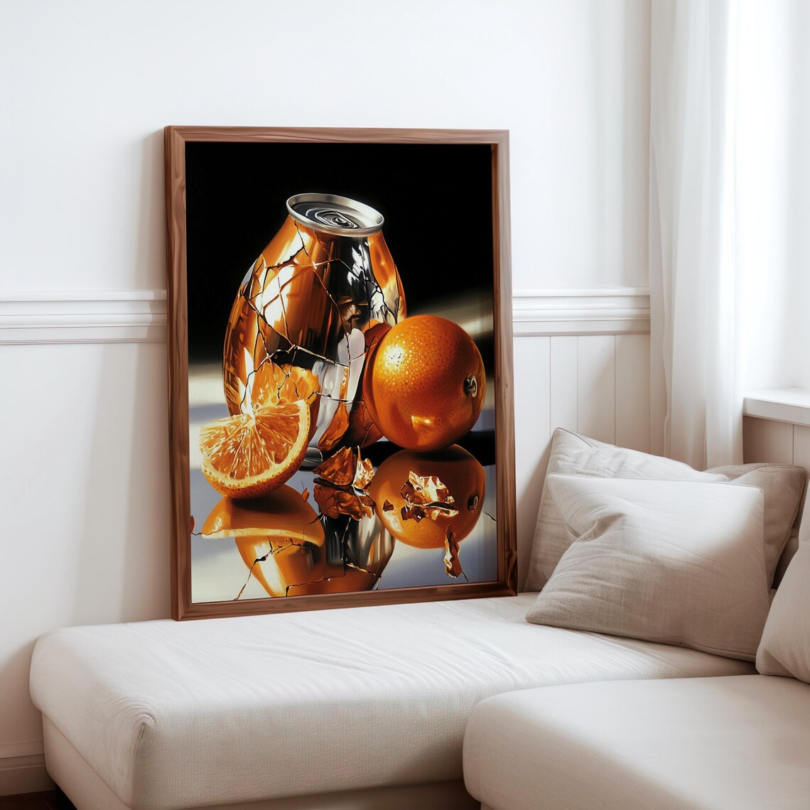 Pedro Campos Inspired Photorealism Print Hyperrealistic Object Posters Modern Realism Wall Decor Realistic Soda Can Fruit Art Print