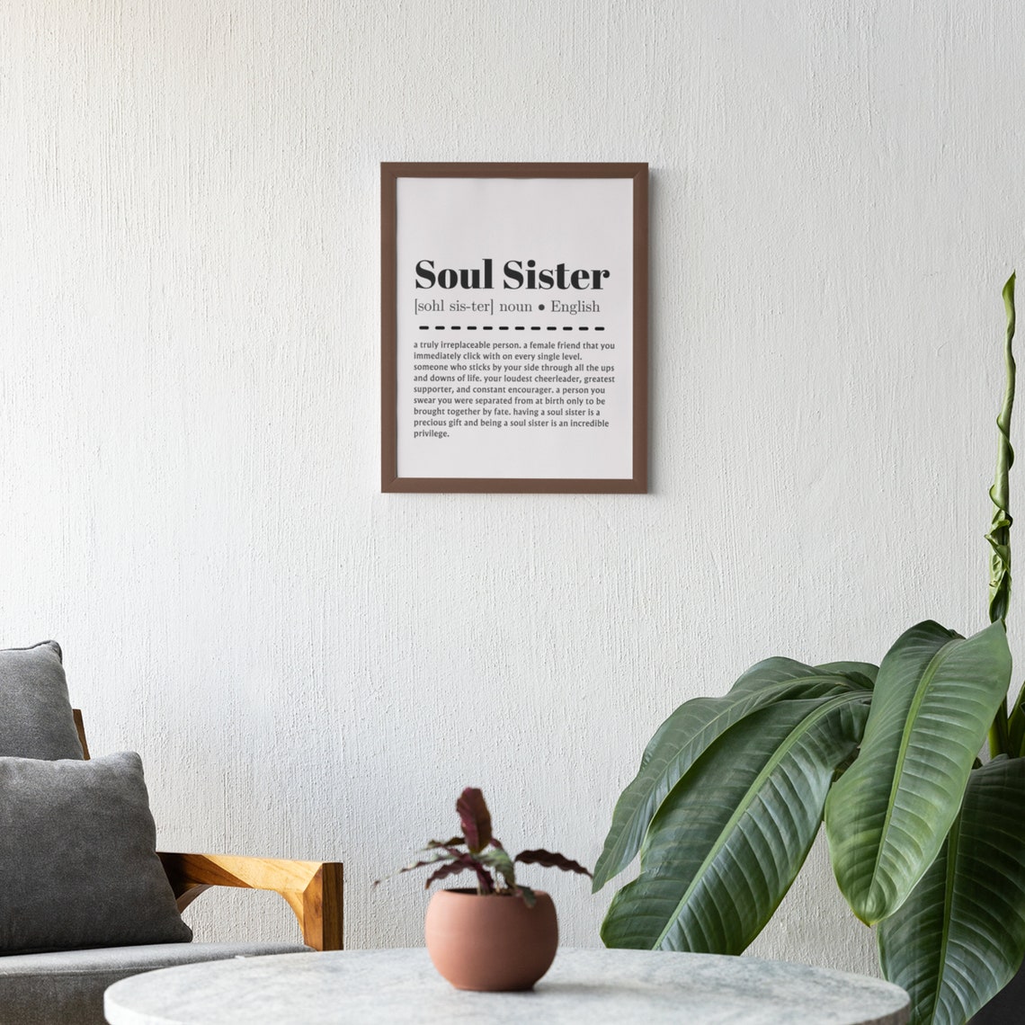 Soul Sister Definition Bestie Gift Soul Sister Print Bestie Birthday Gift Friendship Gifts Gifts For Her Bday Gifts - Image 7