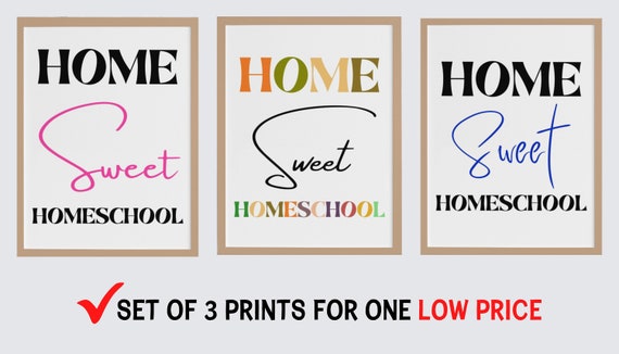 Home Sweet Homeschool Poster Jpg Home Sweet Homeschool Rainbow Print