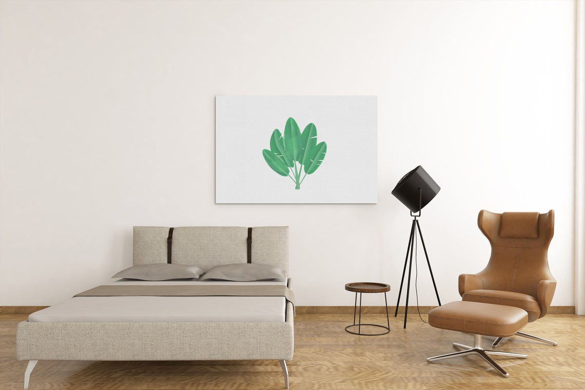 Banana Leaves Cluster Tropical Green Botanical Wall Decor Poster - Image 6