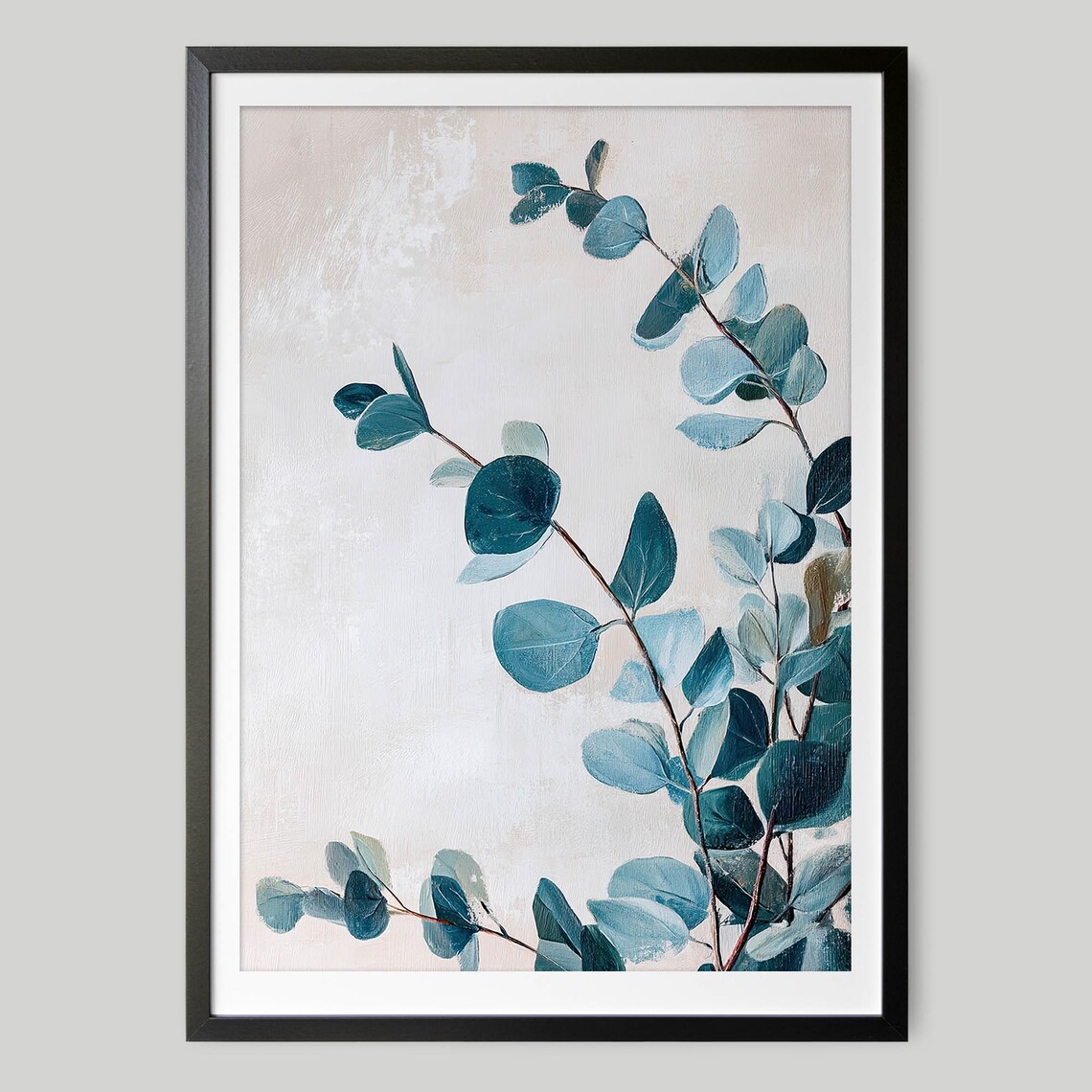 Australian Eucalyptus Essence Abstract Painting